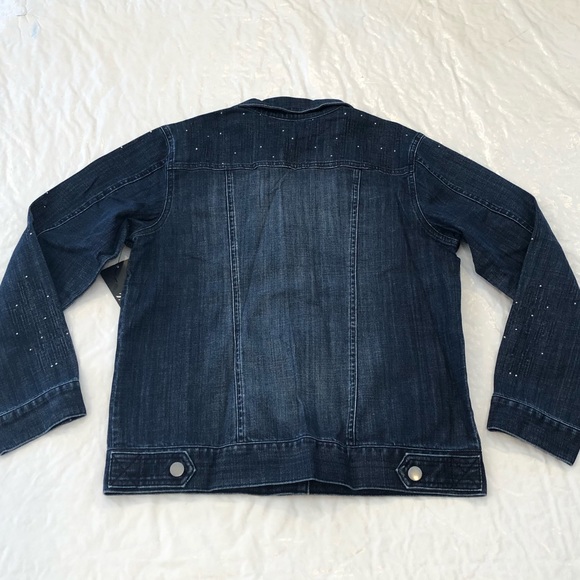 Diamanté Studded Jean Jacket**Med. - Picture 4 of 4